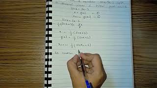 Fixed Point Iteration Method Solved example - Numerical Analysis