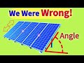 How to Determine the Best Tilt Angle of Solar Panels?
