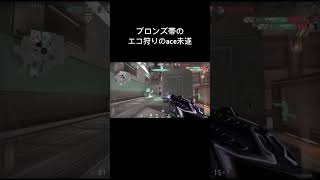 エコ狩りのace未遂ブロンズ帯#valorant #ヴァロラント #ゲーム実況 #valorantclips