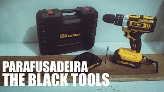 UNBOXING FURADEIRA/PARAFUSADEIRA THE BLACK TOOLS TB21PX COM MALETA E 2 BATERIAS DE 21V