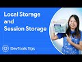 localStorage and sessionStorage #DevToolsTips