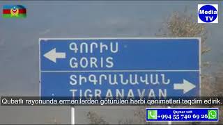 Qubadlıda ermənidən götürülən hərbi qənimətlər