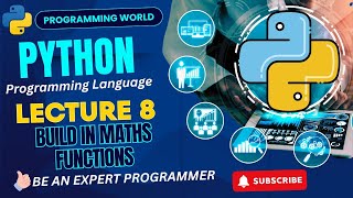 python How To Use Built in Math Function And Math Module In Python Lecture 8