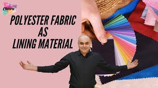 Polyester Fabric as Lining Material