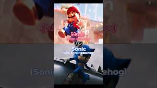 Mario Vs Sonic #illumination #edit #mariomovie #sonic #sonicmovie #nintendo #seg