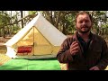 cotton canvas bell tent regatta 13 exclusive review for camping and glamping