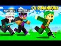 Minecraft Speedrunner VS 2 Hunters