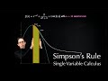 Simpson's Rule, Single Variable Calculus