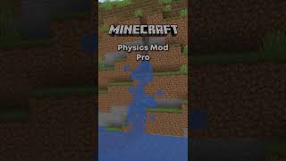 Simulated Water Physics Mod In Minecraft