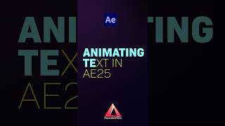 Animating Text in After Effects 25