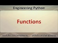 Engineering Python 08A: Functions