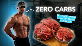 Everything I eat on the Carnivore diet to stay shredded \u0026 build muscle