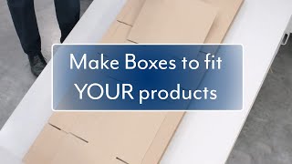 Make boxes to fit your products with the KOLBUS BOXER BX200