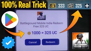 Free 325 UC in Bgmi / Playstore Free 325 UC Pack / Bgmi Free UC App 100% Working /Bgmi Free UC Trick