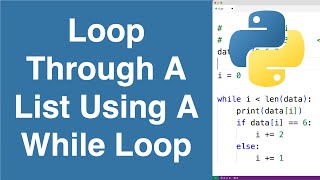 Loop Through A List Using A While Loop | Python Example