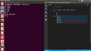 Shell Scripting Tutorial for Beginners 21 Select loop