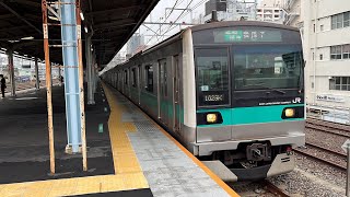 JR常磐緩行線E233系2000番台東マト6編成 金町駅発車