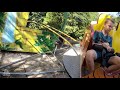 spinning coaster without spinning jungle pov drouwenerzand attractiepark