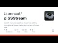 github jaennaet pissstream macos menu bar app that shows how full the international space stat...