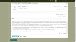 D2L v10.6 Instructor Tutorial: Discussions - Assessing