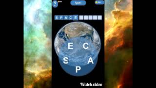 SpaceScape - Crossword Puzzle Game Android