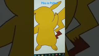 Pikachu using python turtle lib
