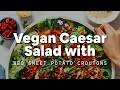 Vegan Caesar Salad with BBQ Sweet Potato Croutons | Minimalist Baker Recipes