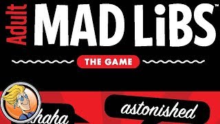 Adult Mad Libs: The Game — game preview at Gen Con 50