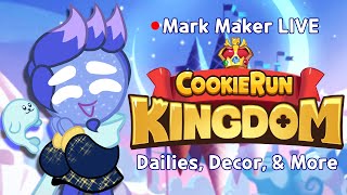 🔴 COOKIE RUN: KINGDOM || Dailies, Decor, \u0026 More