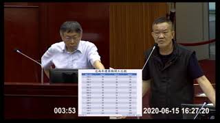 台北市議員林瑞圖109/6/15第13屆第1次大會總質詢PART3