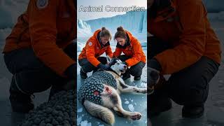 Snow Wolf Rescued and Healed of Billions of Barnacles and Ticks on His Body #barnacles #animals