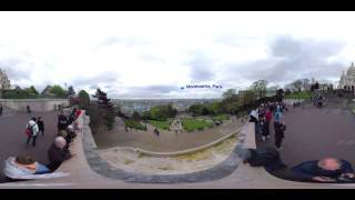 Montmartre Sacre Coeur Paryż 360 VR - Znajdź krasnala i tanie loty