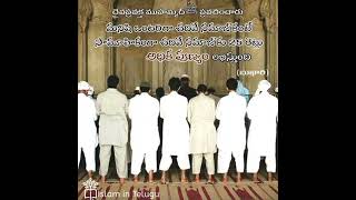 Hadees about Namaz( నమాజ్ ఒంటరిగా చదివేకంటే జమాత్ తో కలిసి చదివితే 25 రేట్లు పుణ్యం లభిస్తుంది)