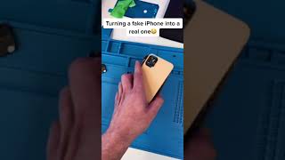 Turning the Fake iPhone 11 Pro Into a Real One.... #Shorts