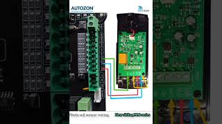 new sliding pro serious photo cell connection /wiring diagram #automation #gateautomation #gate