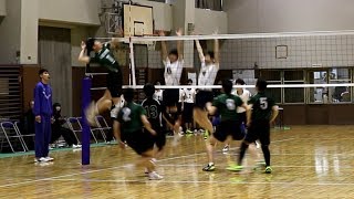 【大阪高校男子バレー】関西大倉vs大商学園 春季１部 第２セット 2019.4.14  Osaka Japan high school Men's volleyball