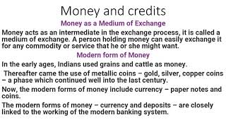 Money and credits in tamil full explanation