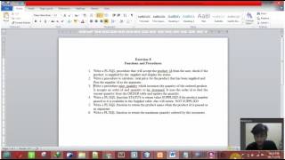 Database Lab | Exercise 8