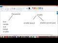 How to set Enable and Secret Password on Cisco routers