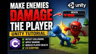 How To Make Enemy AI Damage The Player In Unity