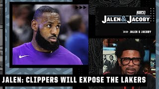 Jalen Rose thinks the Clippers will EXPOSE the Lakers 😯 | Jalen & Jacoby