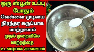 வெள்ளை முடி பிரச்சனைக்கு நிரந்தர தீர்வு வேண்டுமா? இந்த வீடியோ பாருங்க/black hair tip|Fathu's Samayal