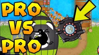 PRO VS PRO! INSANE GAME Against BEST STRATEGY - Heli + Ace + Farm - Bloons TD Battles