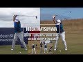 Hideki Matsuyama Golf Swing - Driver & Long / Short Irons (FO), ASI Scottish Open, Gullane 2018.