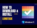 How to Download and Install Lunatask For Windows