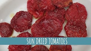 طريقه عمل البندوره المجففه بالشمس-Sun dried tomatoes