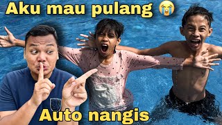 Prank tinggalin bocil pacaran di’kolam renang