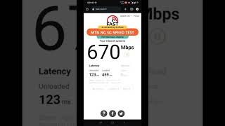 MTN 5G SPEED TEST IN PORT HARCOURT NIGERIA