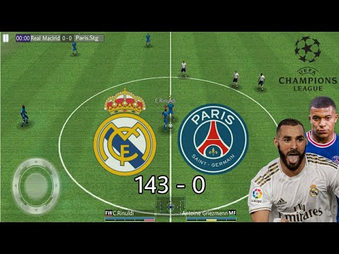 Winner Soccer Evo Elite/Football de Vainqueur 2022 Android Gameplay Paris Stg Vs Real Madrid [HD]