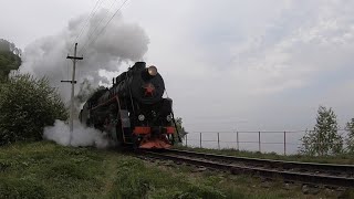 苏联时代的蒸汽火车Soviet-era steam train